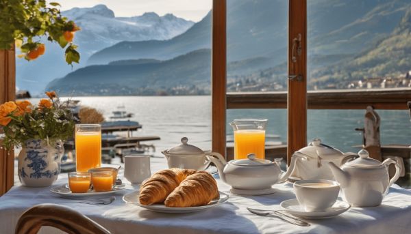 Savourez un petit déjeuner idyllique à Annecy